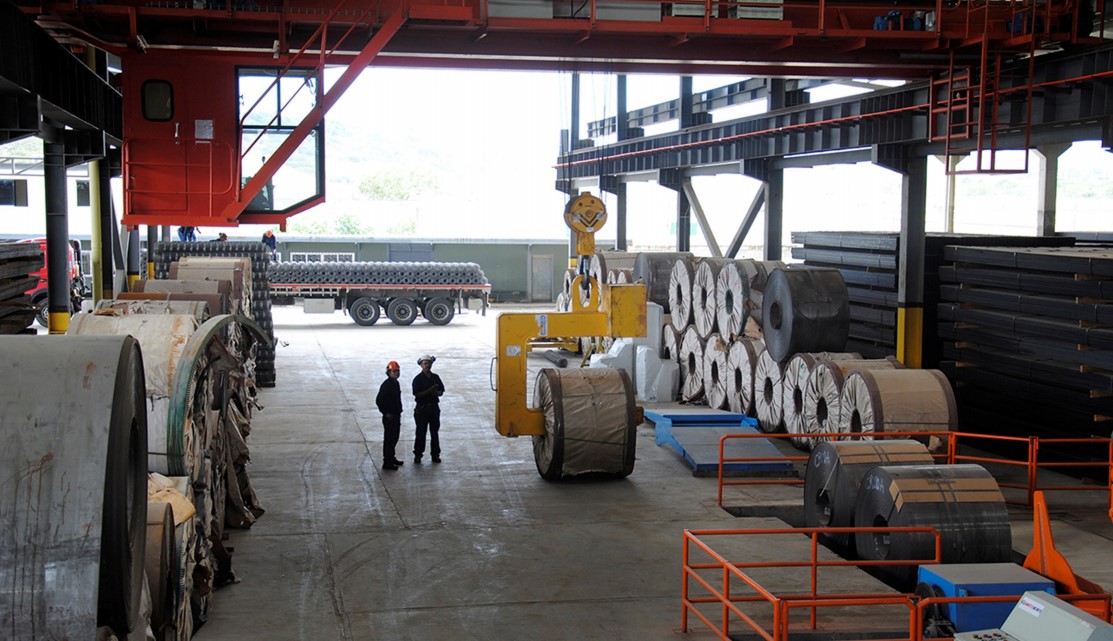 Almacenamiento de Bobinas de Acero